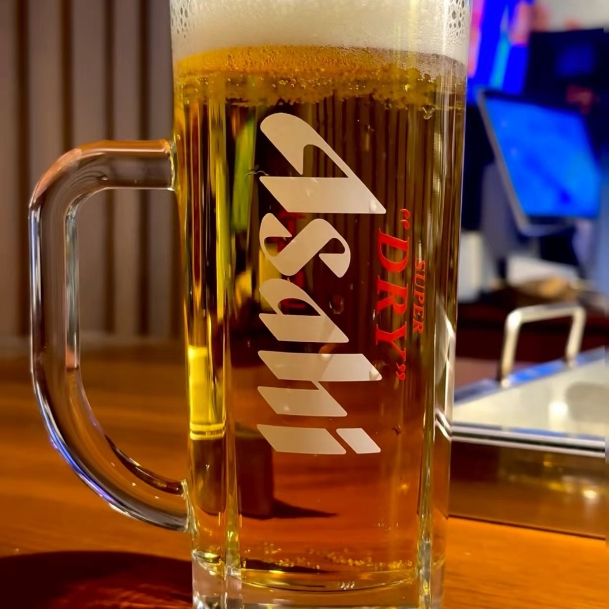 Beer Mug Handled - Gruby kielich do piwa Asahi z