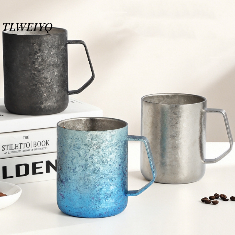 Beer Mug Handled - Kubek do kawy z czystego tytanu,
