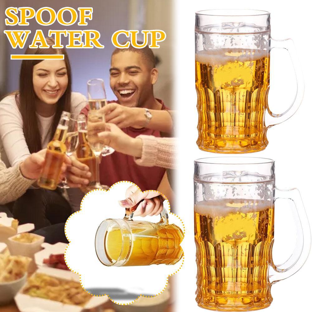 Beer Mug Handled - Zabawny sztuczny kufel do piwa Realistyczny