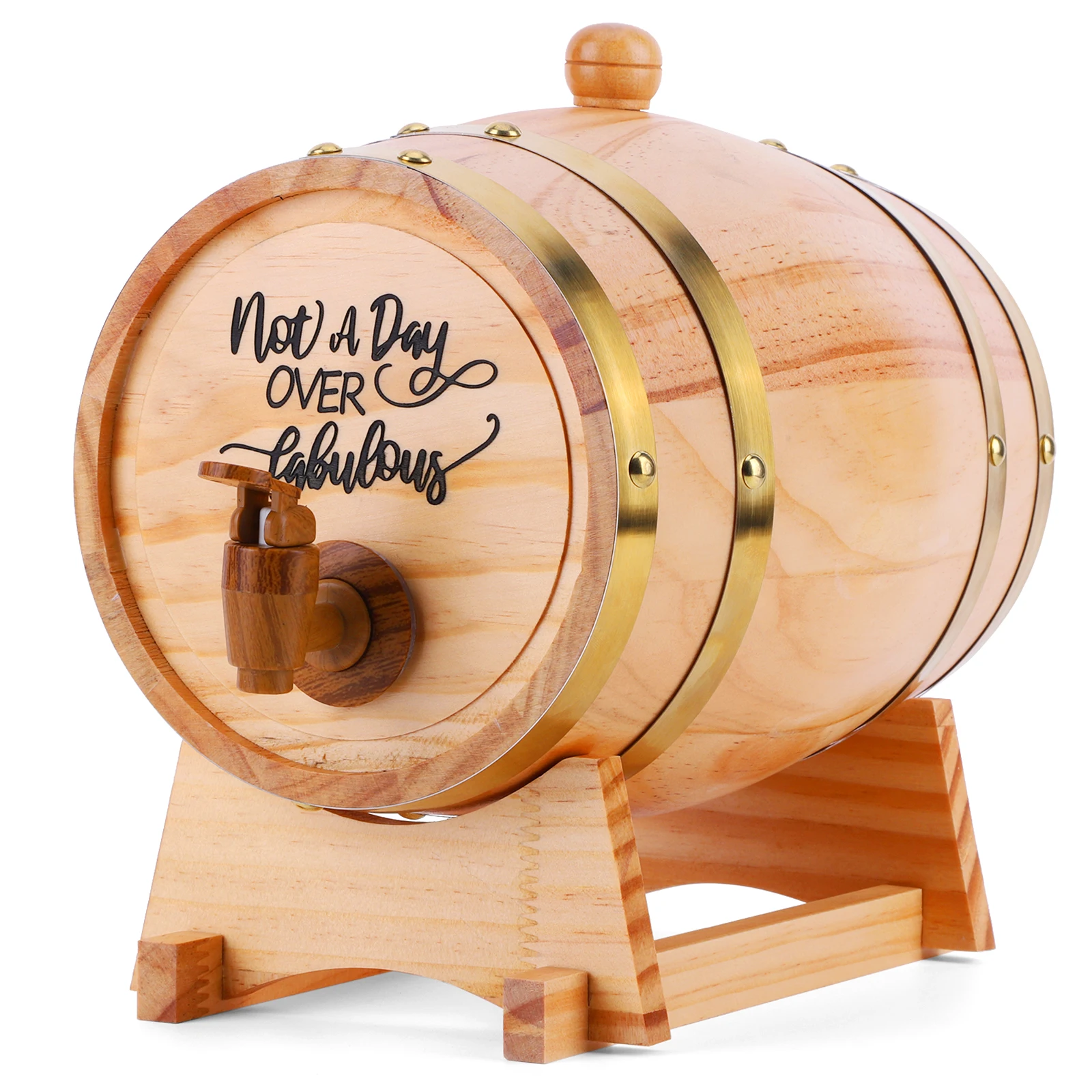 Drewniane beczki na whisky 3L  – Wine Beer Cocktail recenzja i cena