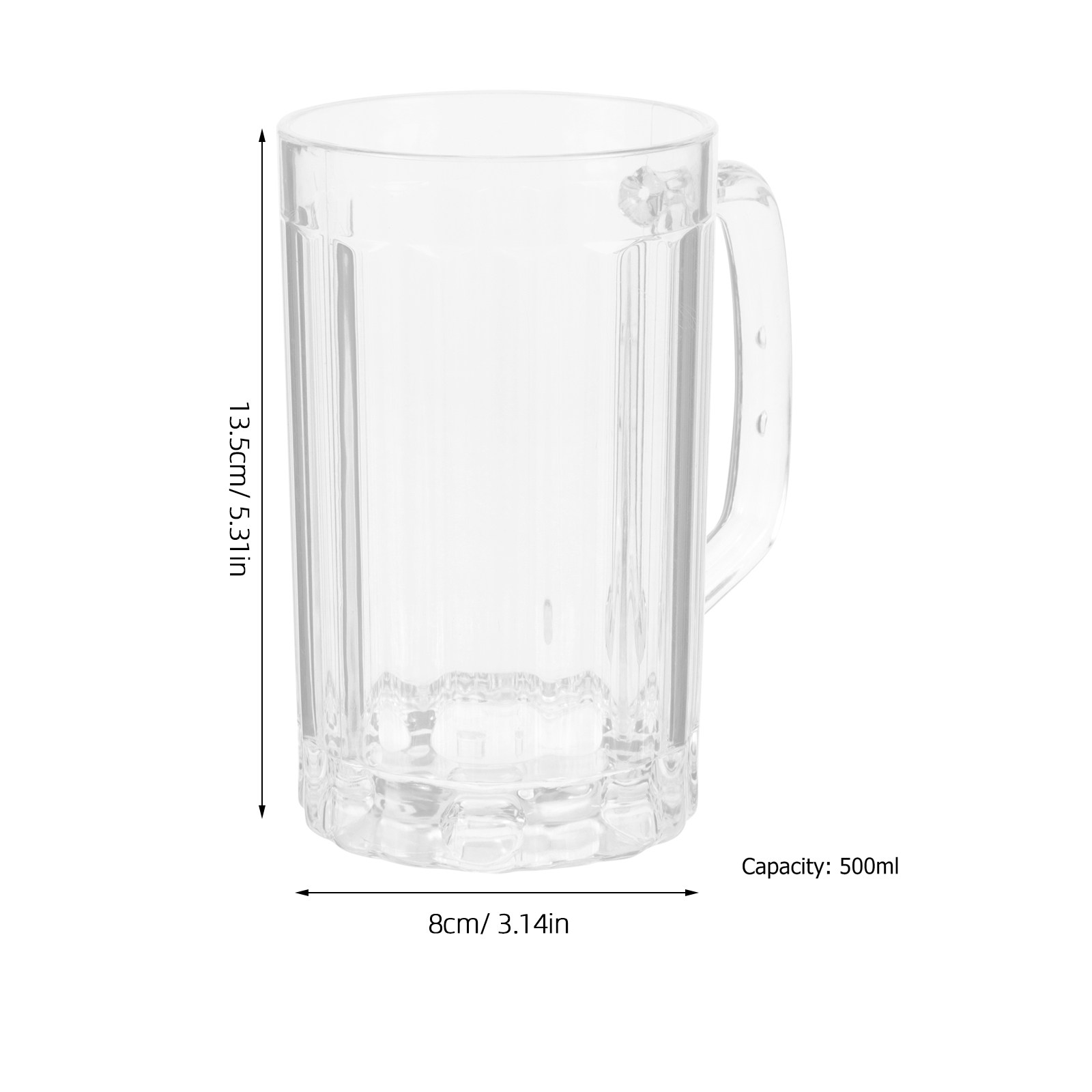 2 sztuki 500 ml wysokiej jakoś – Beer Mug Handled recenzja i cena