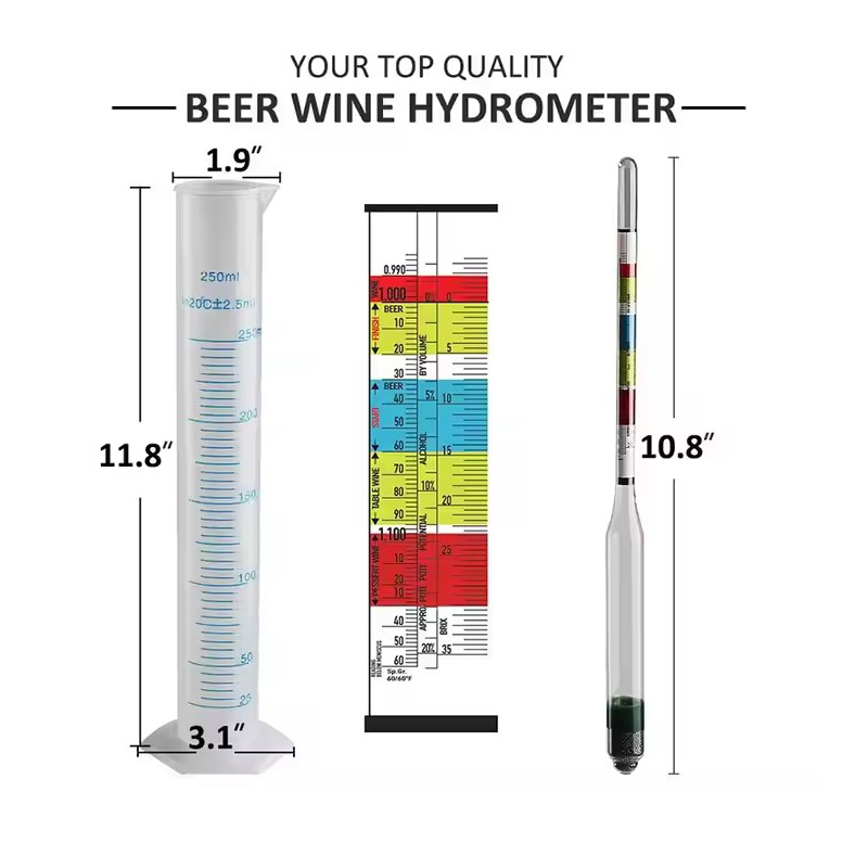 Hydrometer Tester & 250ml Meas – Wine Beer And Mead recenzja i cena