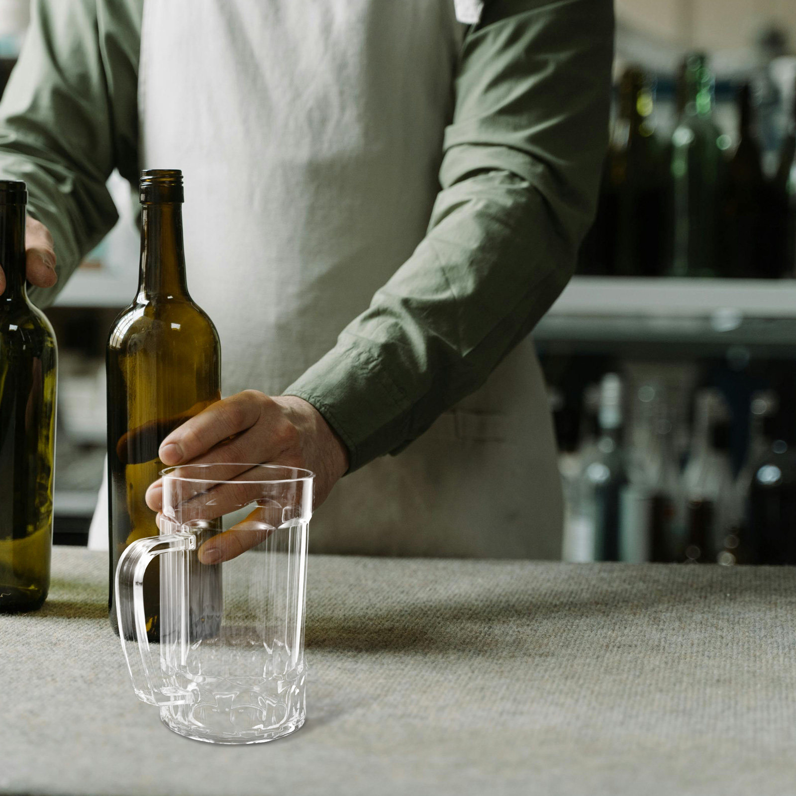 Akrylowy kufel do piwa z uchwy – Beer Mug Handled recenzja i cena
