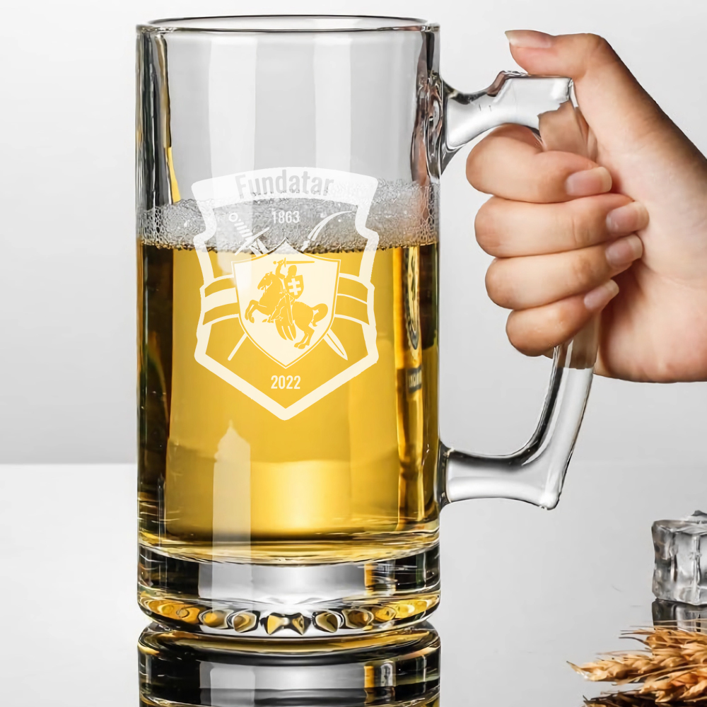 Personalizowane szkło do piwa  – Beer Mug Handled recenzja i cena