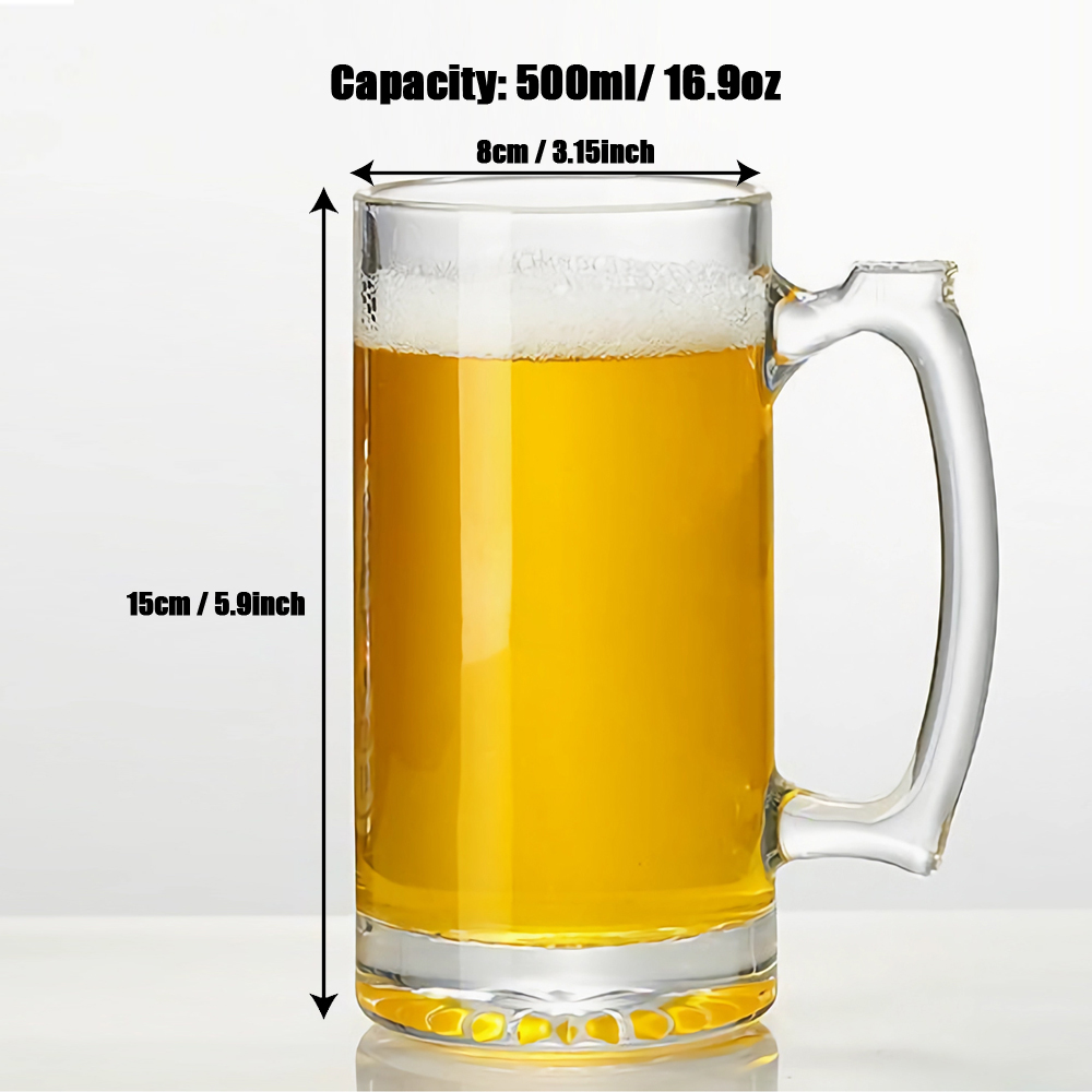 Personalizowane szkło do piwa  – Beer Mug Handled recenzja i cena
