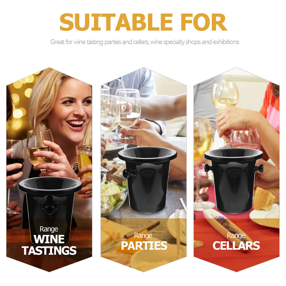 2 szt. Plastikowe wiaderka na  – Wine Beer Tasting recenzja i cena